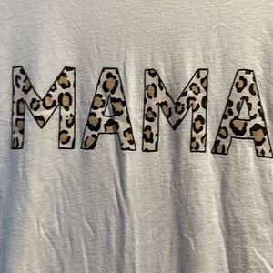 Leopard Mama tshirt